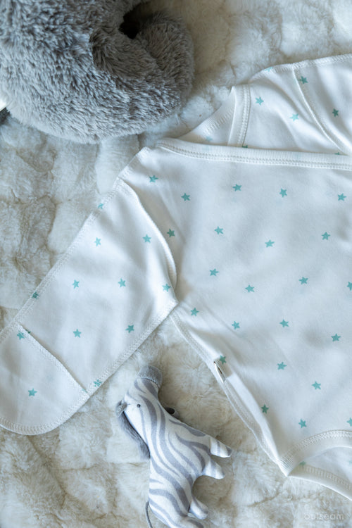 Outseam Bodysuit Mint Stars — detail view 2